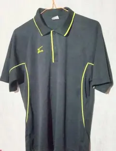 Mizuno 卓球用 ブラックポロシャツ　Ｌサイズ