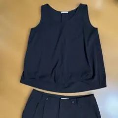 レディース ノースリーブ パンツ セットアップ