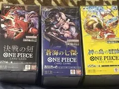 新品テープ付き　ONE PIECEカードゲーム　未開封　計3BOX プロモ付き