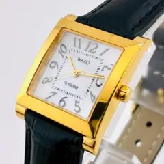 【美品/希少/電池交換済】WOKO ワコー　レディース腕時計　シェル文字盤