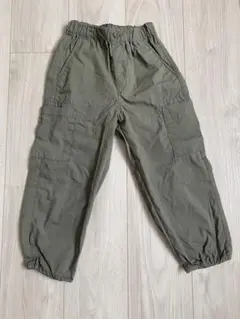UNIQLO KIDS カーゴパンツ 110cm オリーブのサムネイル