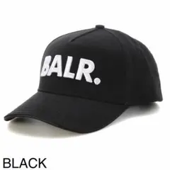 BALR. ボーラー　men's LOGO キャップ　ベースボールキャップ　黒