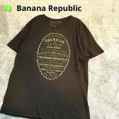 バナナレプブリック　Ｔシャツ　焦茶　Ｌのサムネイル