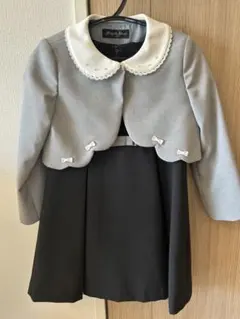 Michelle Alfred スカラップ ボレロ＋ボックスプリーツワンピース