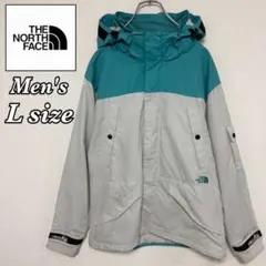 ノースフェイス マウンテンパーカー 海外限定 ライトグレー メンズ Lサイズ