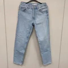 bershka ストレートヘムヴィンテージデニムパンツ