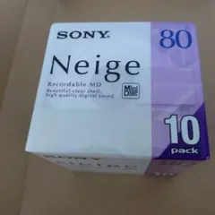 SONY MiniDisc 80分 10枚組 Neige