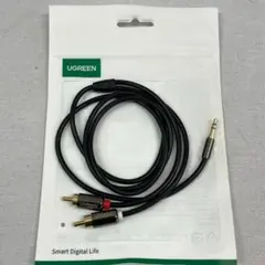 UGREEN オーディオケーブル 3.5mm RCA　1ｍ