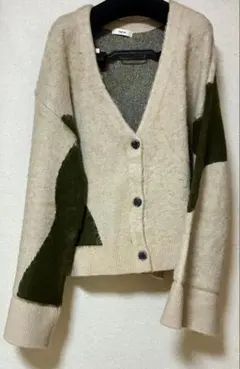 ミックスカラーカーディガン　mideal