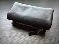 黒 キーケース 小銭入れ付