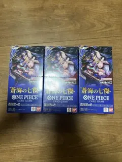 ワンピースカード 蒼海の七傑 ３BOX　テープ付き
