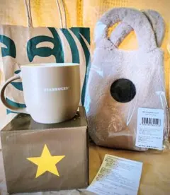 Starbucks ベージュ マグカップ 星デザイン まとめ売り