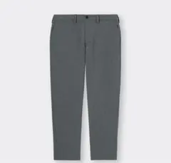 GU ストレッチイージーアンクルパンツ XL グレー