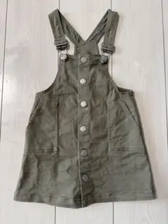 H&M オリーブ色 ジャンバースカート 100cm~