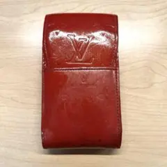 LOUIS VUITTON ルイヴィトン ヴェルニ シガレットケース レッド