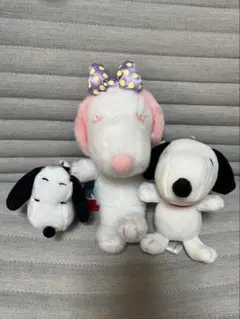 スヌーピーぬいぐるみ　ボールチェーン付きぬいぐるみ　マスコット