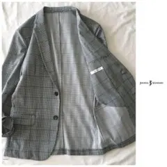 ◯ジャーナルスタンダード【洗える】春夏 裏なし 総柄 グレンチェック ジャケット