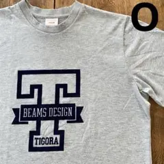 TIGORA by BEAMS DESIGN Tシャツ グレー Oサイズ 半袖