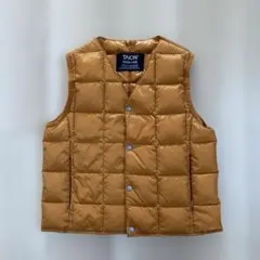 TAION キッズ ダウンベスト ブラウン 120