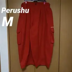 Perushu カーゴパンツ ［M］赤 レッド メンズ ペルーシュ ストリートのサムネイル