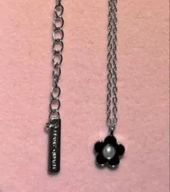 MARY QUANT フラワーモチーフ ネックレス