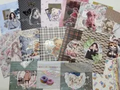 和コラージュぽち袋5枚セット ハンドメイド お盆玉 お年玉 おすそ分け