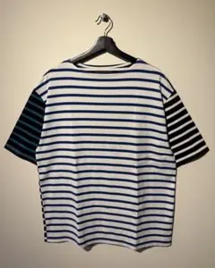 SOPHNET. / ボーダーミックス ボートネック ワイドT / SIZE:Mのサムネイル