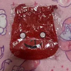 しずくちゃん　もこもこ巾着ポーチ　はなぢくん