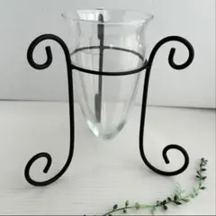 ★アイアンスタンド付きフラワーベース★花瓶 ディスプレー フラワーアレンジ