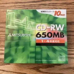 MITSUBISHI CD-RW 650MB 10枚パック