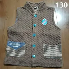 リトルベアークラブ　キルティングベスト 130サイズ