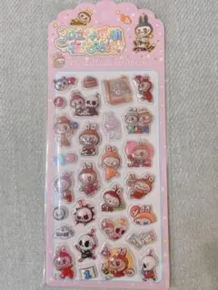 ラブブぷっくりシール