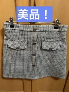 【お値下げしました】チェックスカート 韓国