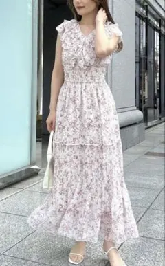 snidel♡ Sustainableプリーツフリルワンピース SNIDEL（スナイデル）の「【WEB限定サイズあり】Sustainable