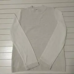 Aperitif ライトベージュ長袖ニットセーター　М