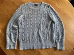 Brooks Brothers リネン ケーブル クルーネック セーター XSのサムネイル