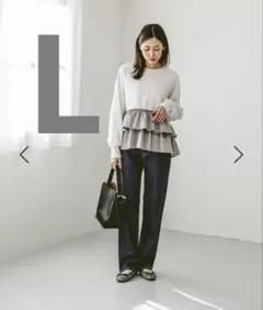 【極美品】GLOBAL WORK乾きやすい ドッキングプルオーバー Lサイズ