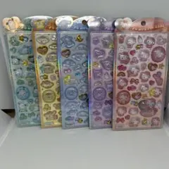 【正規品】うるちゅるポップシール サンリオキャラクター　5点セット まとめ売り