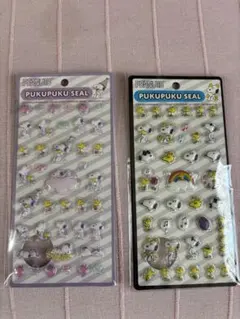 PEANUTS ぷくぷくシール　2シートセット　スヌーピー