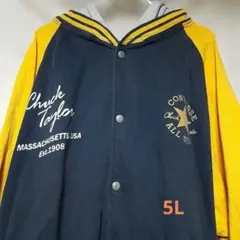 CONVERSE 　フード付きスウエットジャンバー　 5Lレア 　綿100%薄手