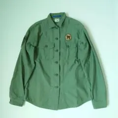 【美品】オアスロウ レディース ファティーグシャツ ジャケット オリーブ