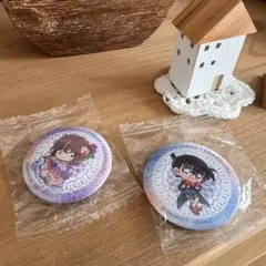 新品未使用 くら寿司 名探偵コナン ビッくらポン 灰原哀　コナン　2種　缶バッジ