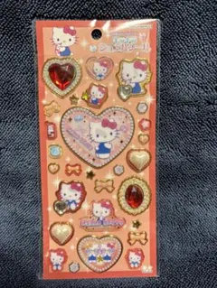 新品　サンリオ　キラキラジュエルシール　ボンボンドロップ　キティ　カミオジャパン