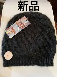 ROXYニットビーニー新品ROXYステッカー付き