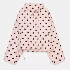 ZARA ドットプリントジャケット