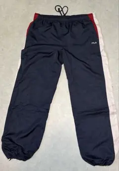 FILA ネイビー レッド ジャージ パンツ Lサイズ