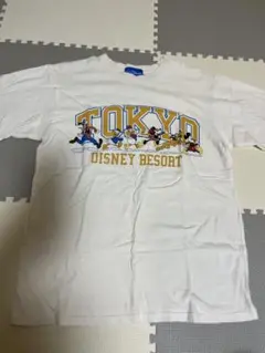 東京ディズニーリゾート公式　Tシャツ　オフホワイト　S