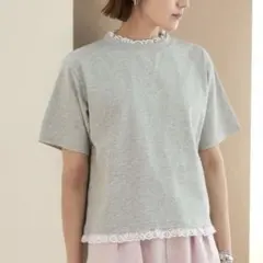 Donoban ドノバン　tシャツ 「汗染み防止」レースボクシーTee グレーのサムネイル