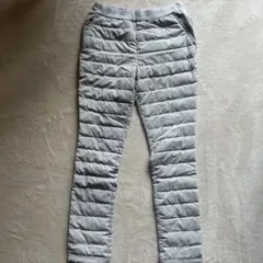 グレー ダウンカジュアルパンツ