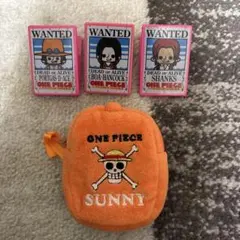 ONE PIECE 小物入れとクリップ（3点セット）